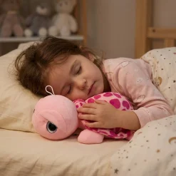 Peluche tortue rose