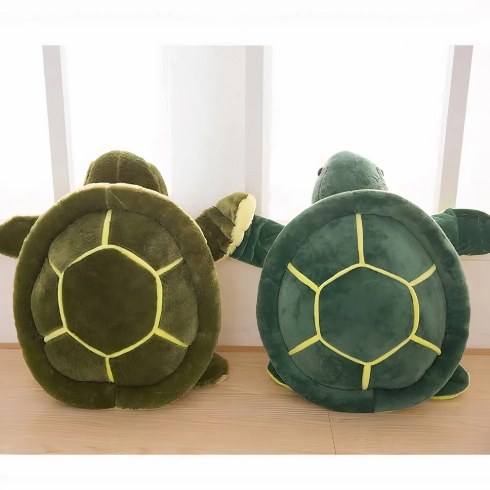 Peluche tortue verte
