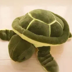 Peluche tortue verte