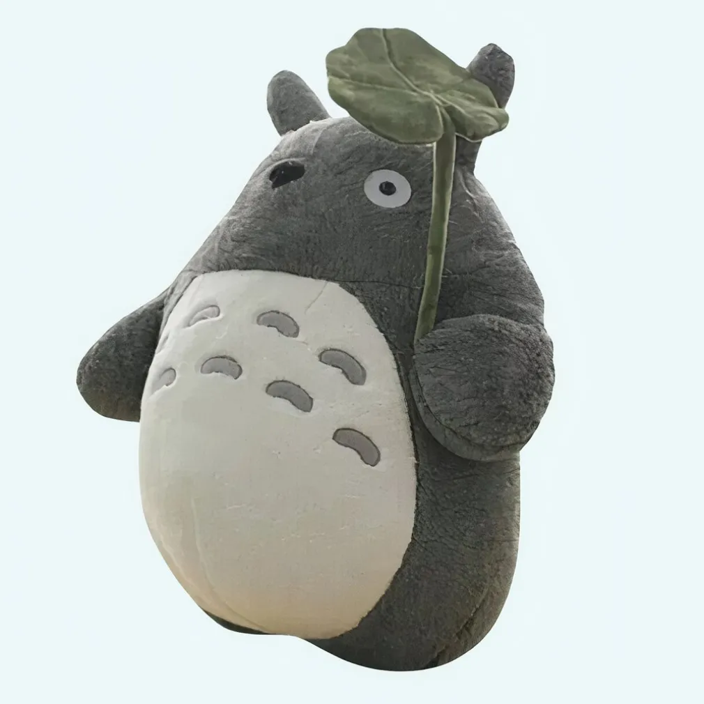 Peluche Totoro toute douce feuille de lotus