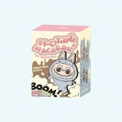Peluche type Labubu boîte mystère debout