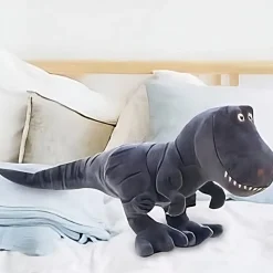 Peluche tyrannosaure adorable grise