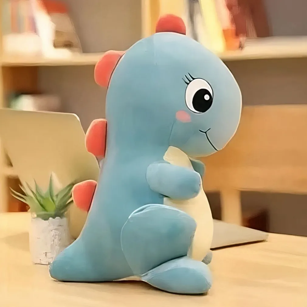 Peluche tyrannosaure marron féroce