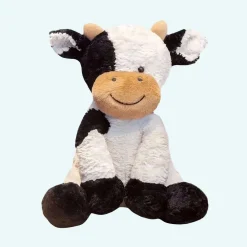 Peluche vache avec poils doux