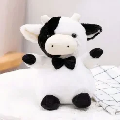 Peluche vache Gentleman