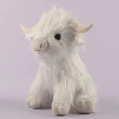 Peluche vache Highland à poils longs