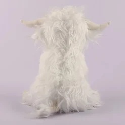 Peluche vache Highland à poils longs