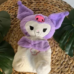 Peluche veilleuse Hello Kitty Kuromi violet qui respire