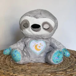 Peluche veilleuse paresseux qui respire