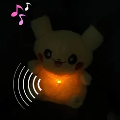 Peluche veilleuse Pikachu qui respire avec berceuses