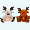 Peluche veilleuse renne de Noël qui respire avec berceuses