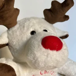 Peluche veilleuse renne de Noël qui respire avec berceuses
