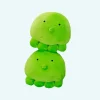 Peluche Verte poulpe oreiller