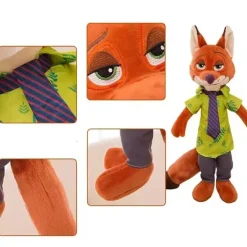 Peluche Zootopie Nick Wilde et Judy Hopps Disney