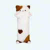 Peluche-oreiller en forme de chat grand format