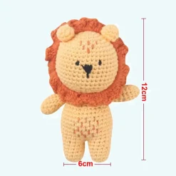 Peluches animaux de la jungle au crochet