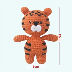 Peluches animaux de la jungle au crochet