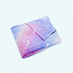 Plaid licorne lumineux