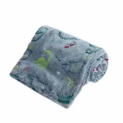 Plaid lumineux en forme de dinosaure