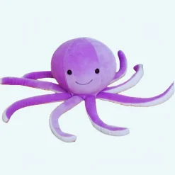 Poulpe mignon en peluche violet