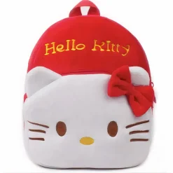 Sac à dos en peluche Hello Kitty rouge