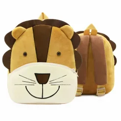 Sac à dos en peluche lion