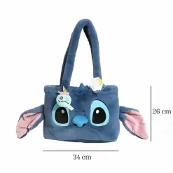 Sac en peluche tête de Stitch